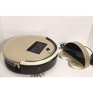 BoBsweep Pet Hair Plus Gold Robotic Vacuum Cleaner With Dock Wireless Bagless